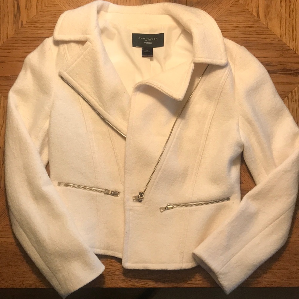 White Ann Taylor jacket